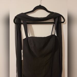 Chic Strapless Black Dress